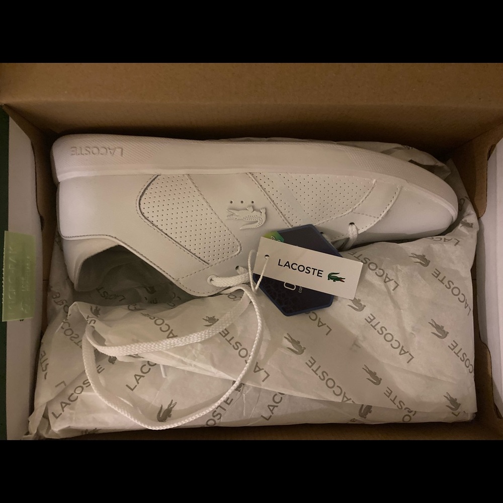 Lacoste size 10 shoes brand new shoes
